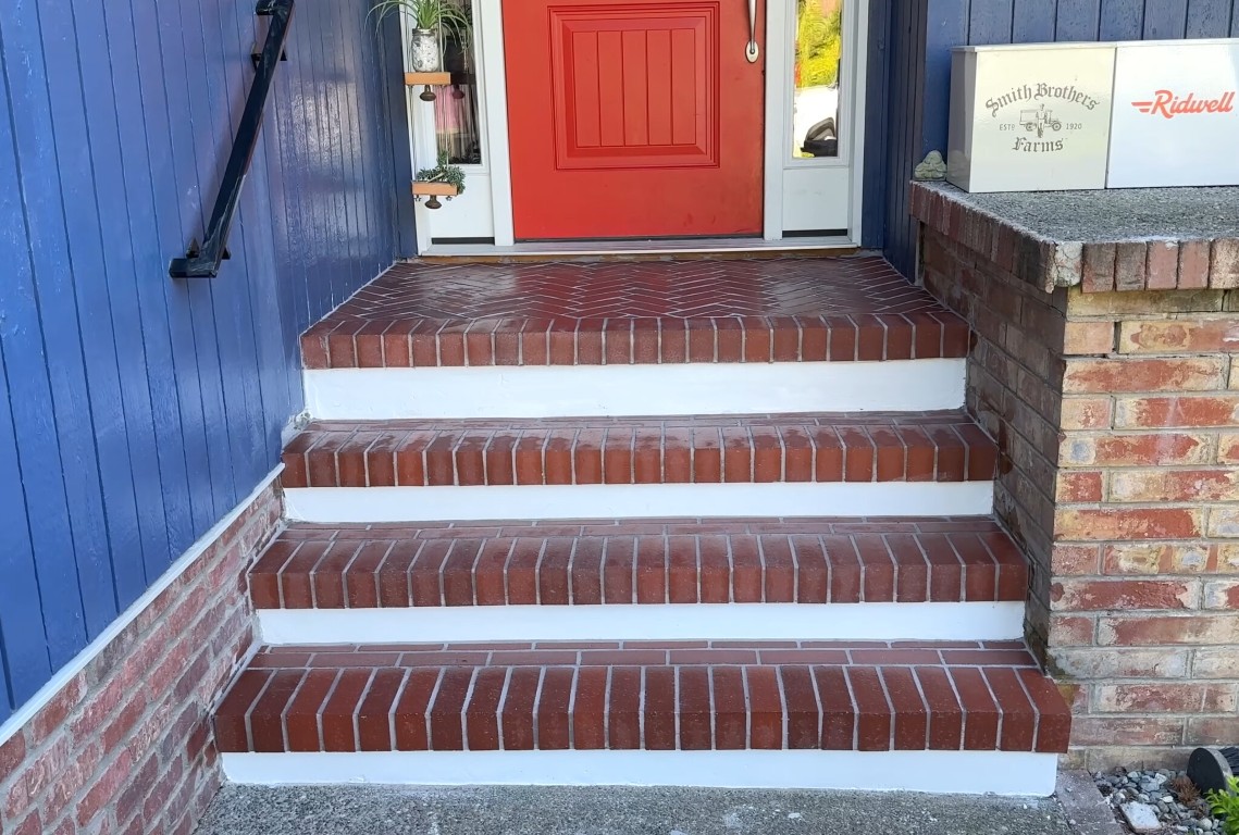 Brick & Stone Steps Repair & Build by professional masonry contractors in Spokane, WA