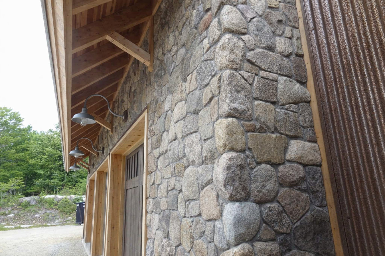 Stone veneer installation in Spokane, WA