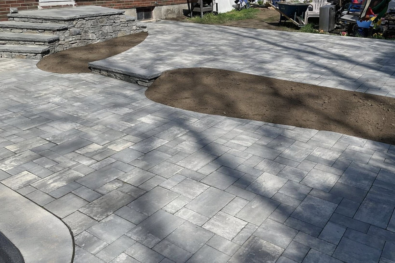 Walkway construction in Spokane, WA